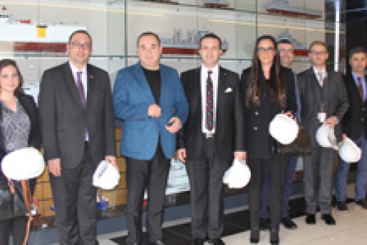 Malta Cumhuriyeti Başkonsolosu Franklin Aquilina Istanbul Tersanesi’ni Ziyaret etti